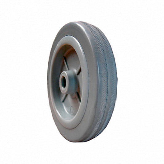 Ø 125 mm, szerokość 27 mm | Koło pełne: guma niebrudząca, łożysko ślizgowe, nośność 100 kg | 3050-125