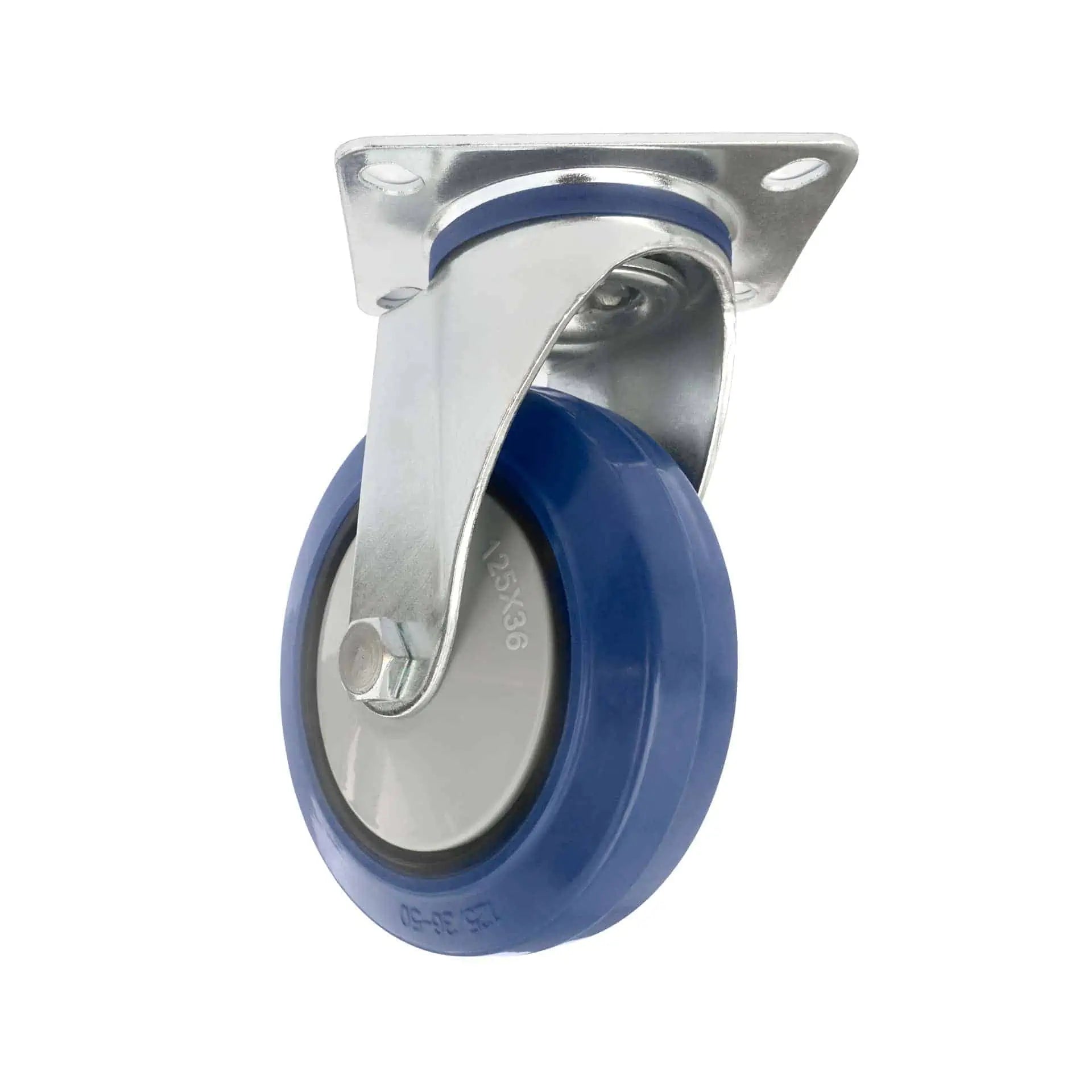 Zestaw kołowy obrotowy Ø 125 mm o nośności 230 kg | A-EU03-125